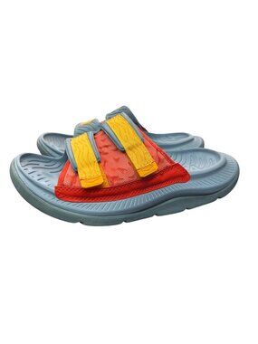 Hoka Ora Luxe Sandals Fiesta/Amber Yellow Women's 10 Slides